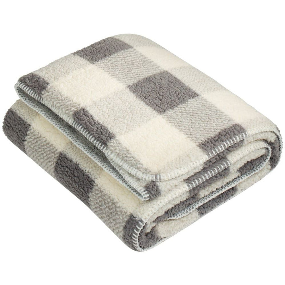 Grey/ Marshmallow Buffalo Plai