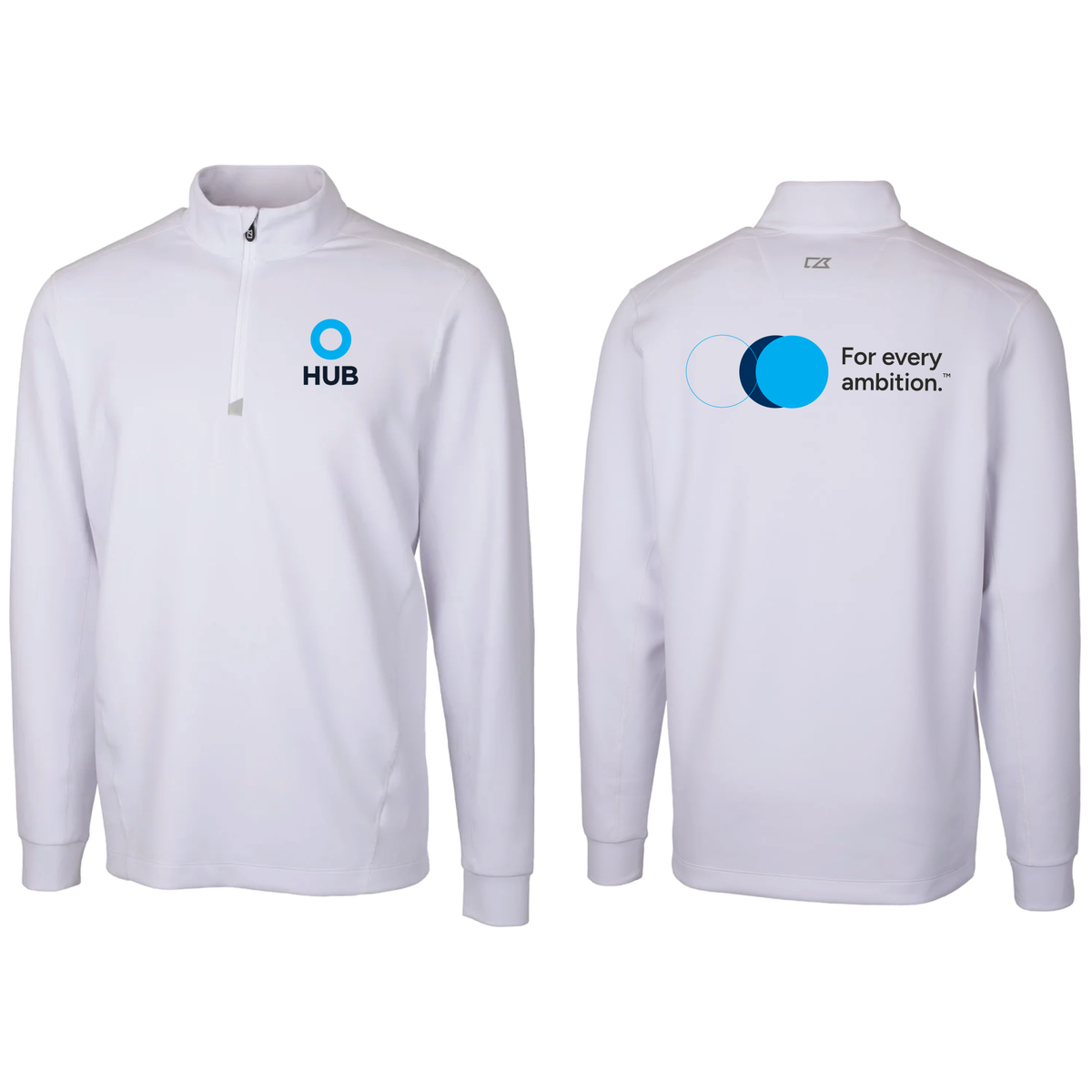 Cutter & Buck Traverse Recycled Smooth Stretch Mens Quarter Zip Pullover
