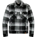 Deep Black Plaid