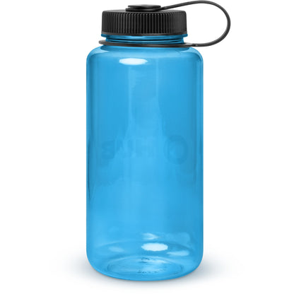 Wide mouth plastic water bottle