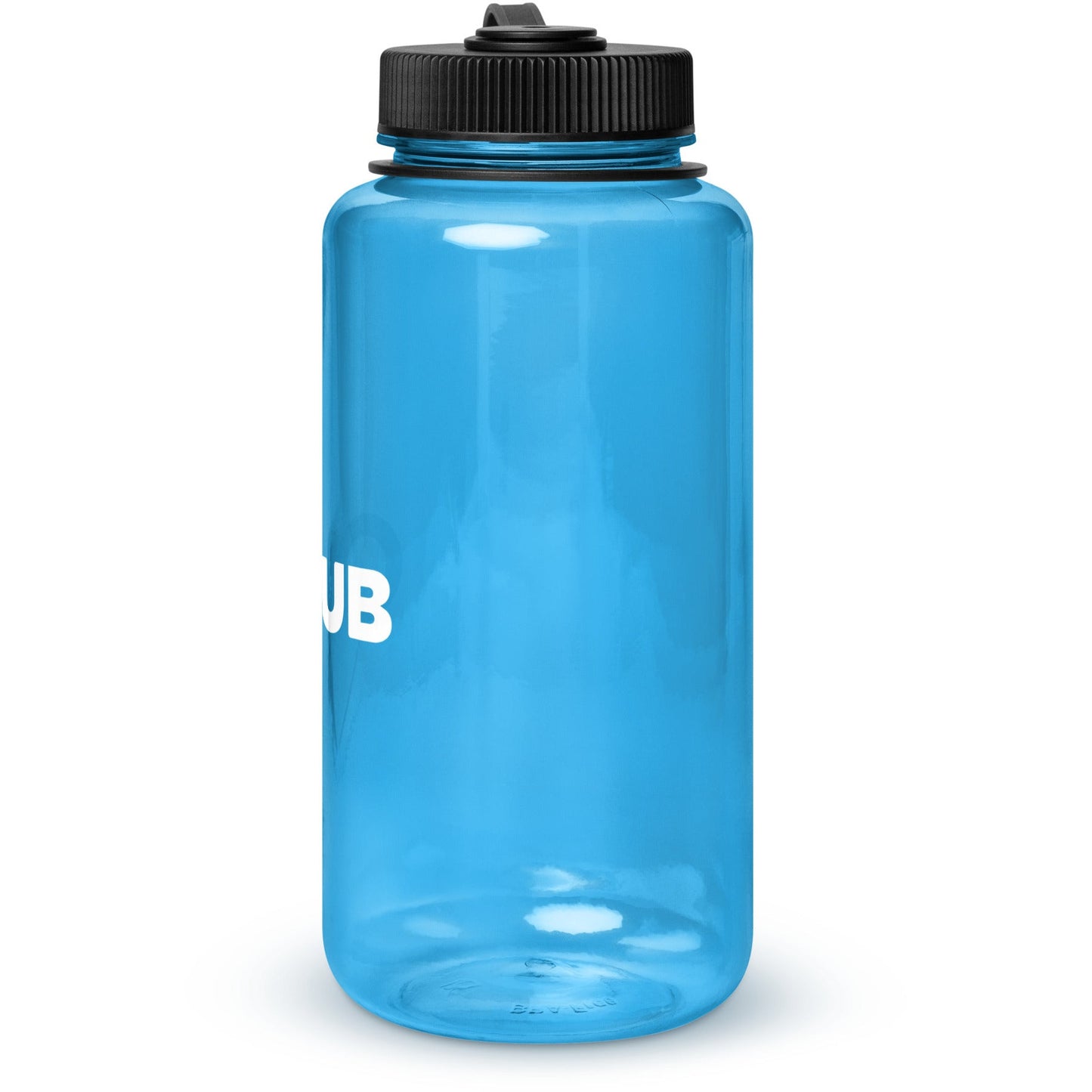 Wide mouth plastic water bottle